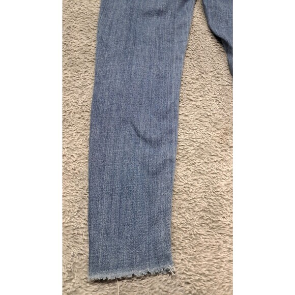 Kancan Jeans Womens Sz 25 Skinny Ankle Denim Blue Stretch Distressed Whiskers - Picture 10 of 13